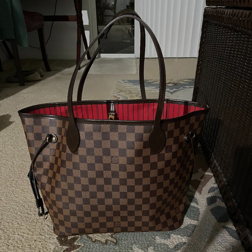 Louis Vuitton Neverfull MM in Damier Ebene